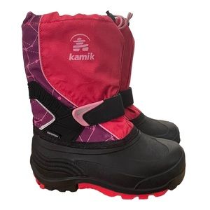 Kamik Girls Snow Boots Size 1